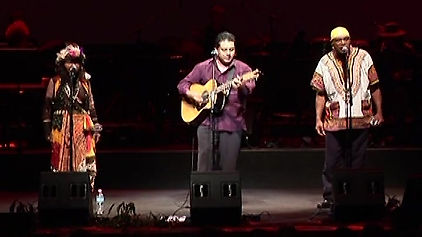 David Arden , Ruby Hunter & Archie Roach - So Young - The Black Arm Band, Murundak - at the Melbourne International Arts Festival.